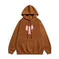 Brown Loose-Fit Chic Hoodie