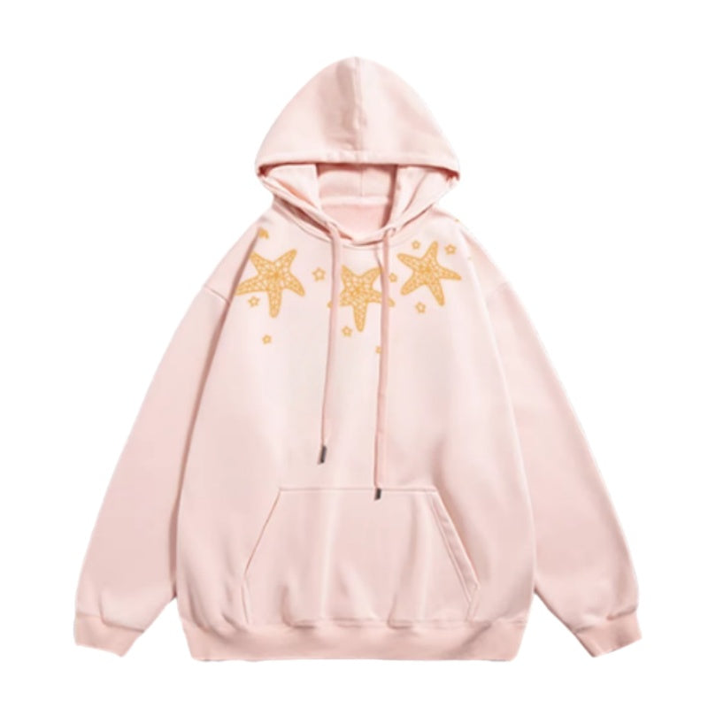 Starfish Design Trendy Hoodie